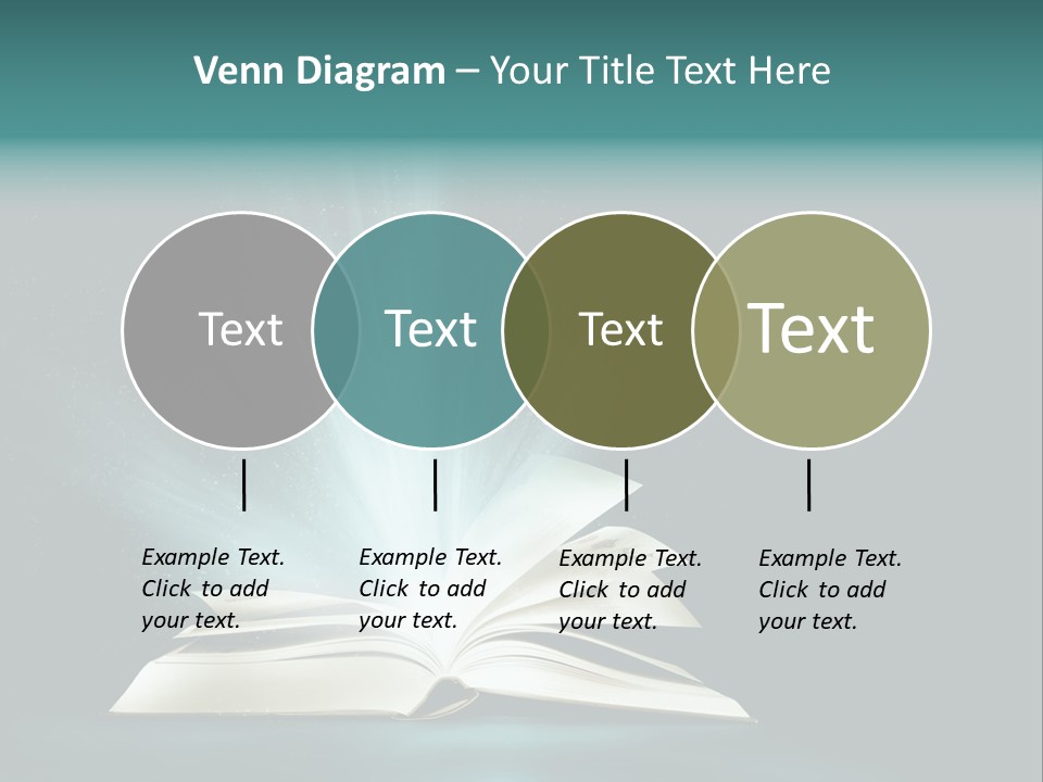 Happy Friends Smiling Outdoors In A Park - Diversity PowerPoint Template