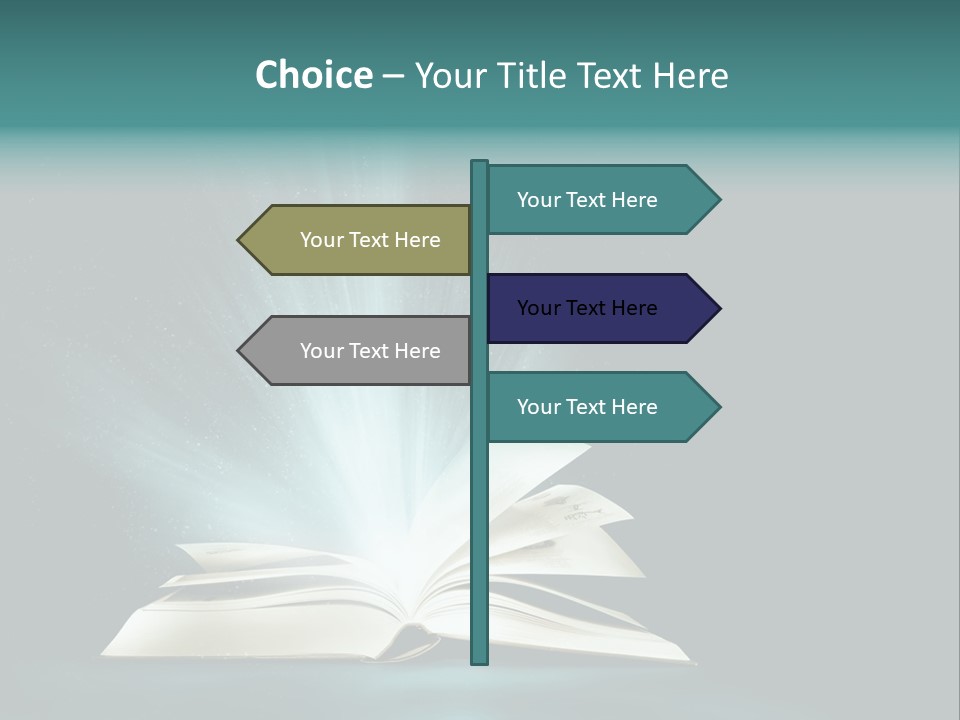 Happy Friends Smiling Outdoors In A Park - Diversity PowerPoint Template