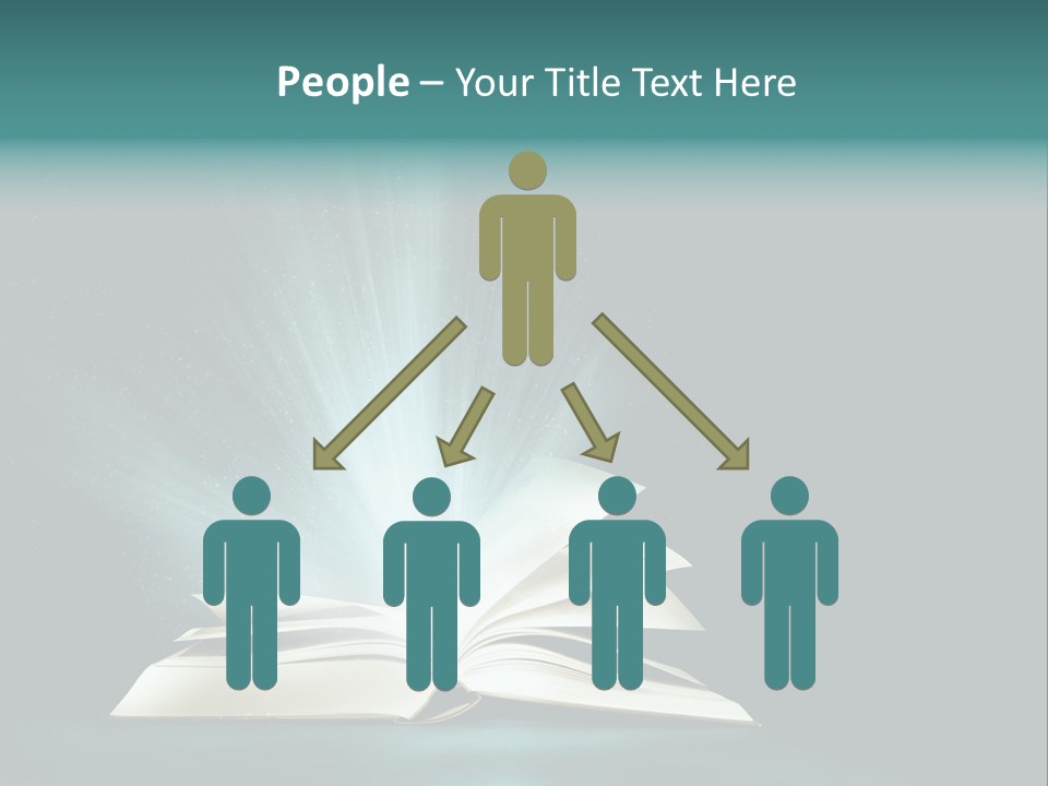 Happy Friends Smiling Outdoors In A Park - Diversity PowerPoint Template