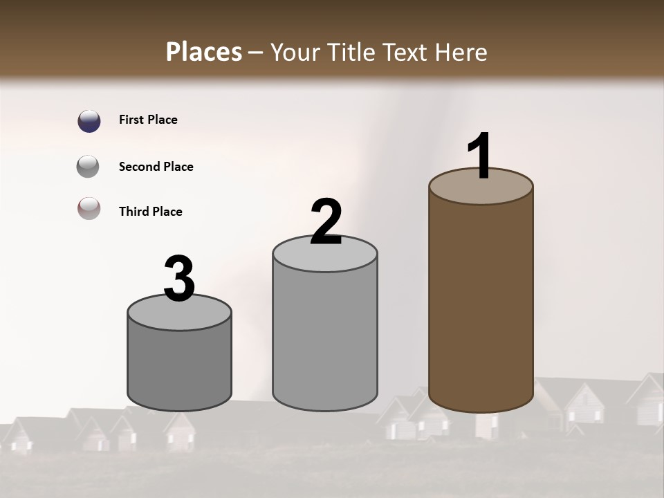 Tornado In Parker Colorado, August 2008. PowerPoint Template