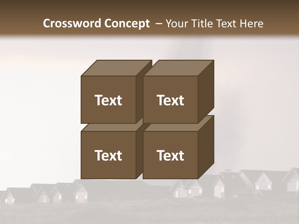 Tornado In Parker Colorado, August 2008. PowerPoint Template