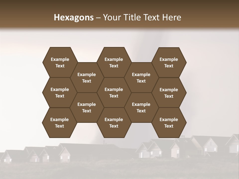 Tornado In Parker Colorado, August 2008. PowerPoint Template