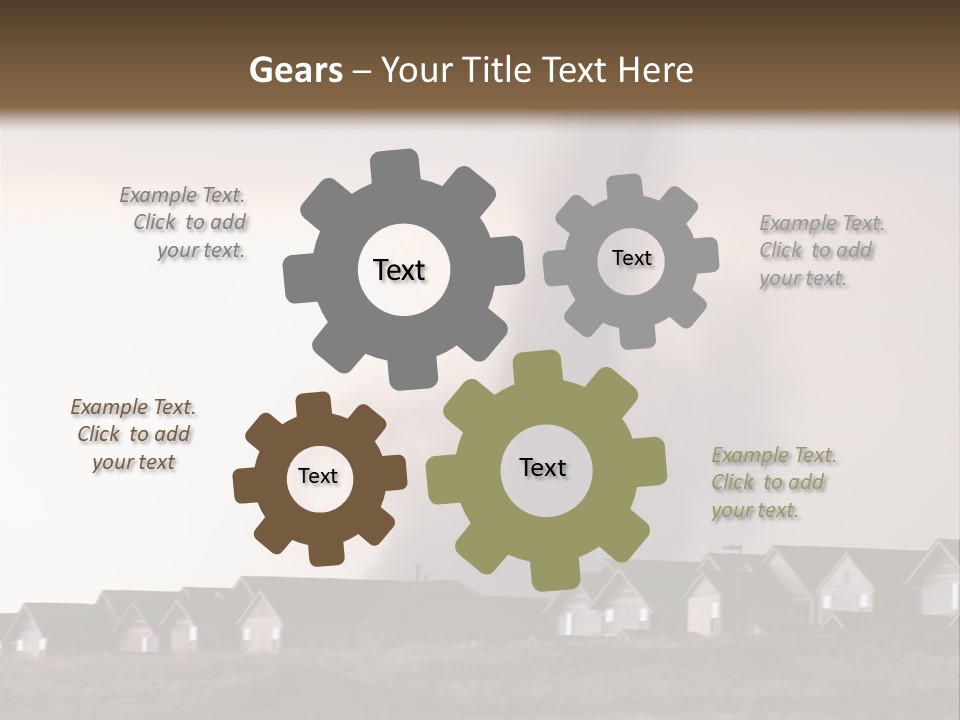 Tornado In Parker Colorado, August 2008. PowerPoint Template