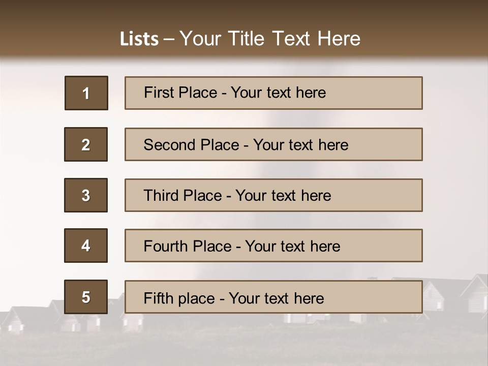 Tornado In Parker Colorado, August 2008. PowerPoint Template