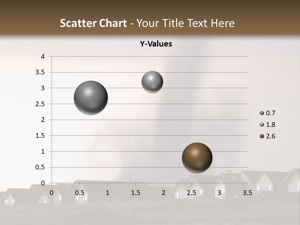 Tornado In Parker Colorado, August 2008. PowerPoint Template