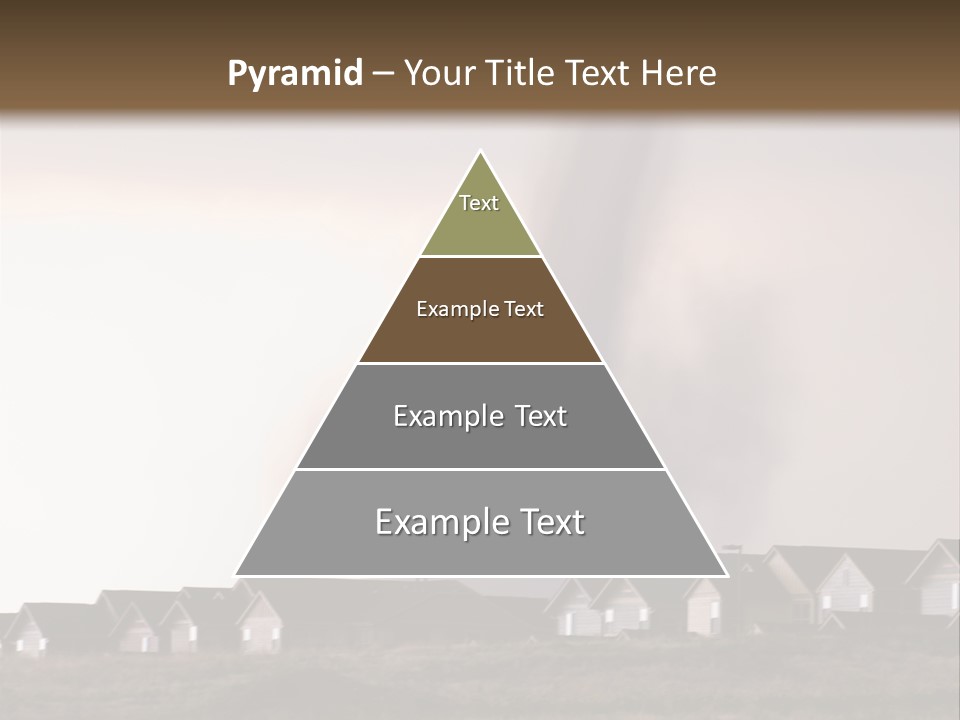 Tornado In Parker Colorado, August 2008. PowerPoint Template