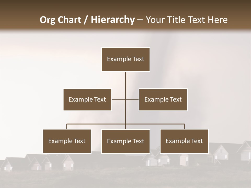 Tornado In Parker Colorado, August 2008. PowerPoint Template