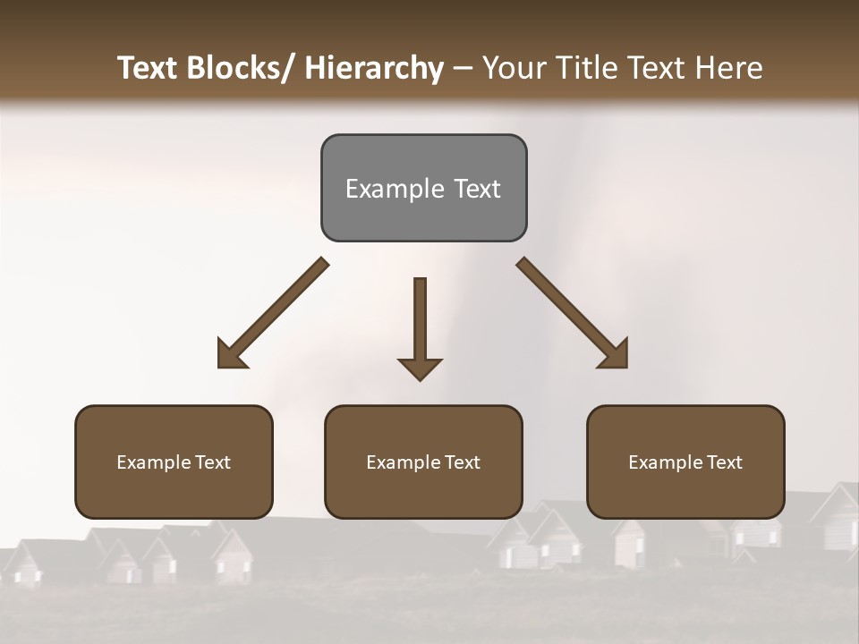 Tornado In Parker Colorado, August 2008. PowerPoint Template