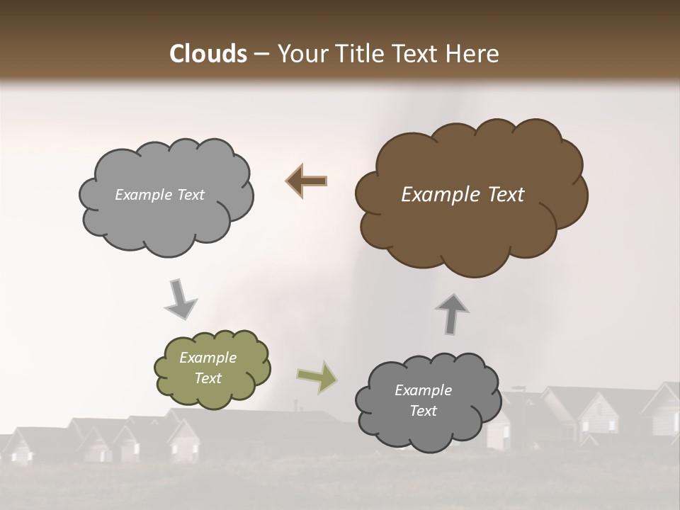 Tornado In Parker Colorado, August 2008. PowerPoint Template