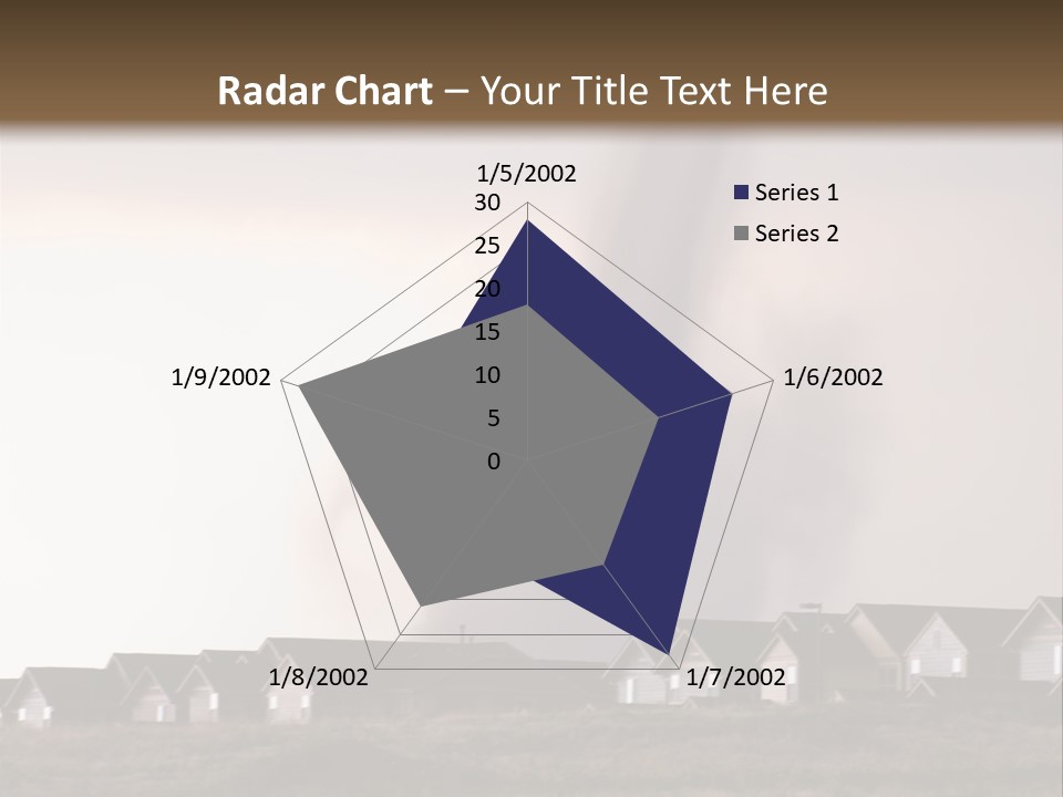 Tornado In Parker Colorado, August 2008. PowerPoint Template