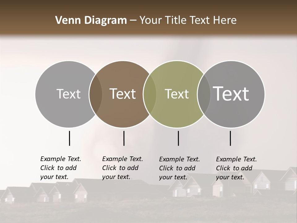 Tornado In Parker Colorado, August 2008. PowerPoint Template