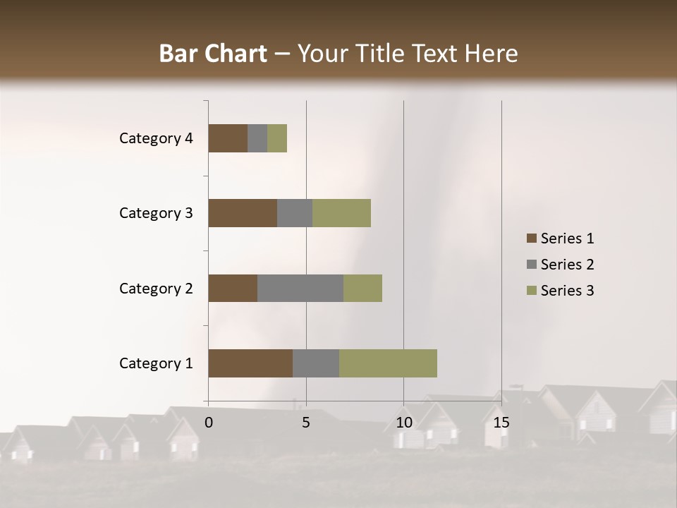 Tornado In Parker Colorado, August 2008. PowerPoint Template