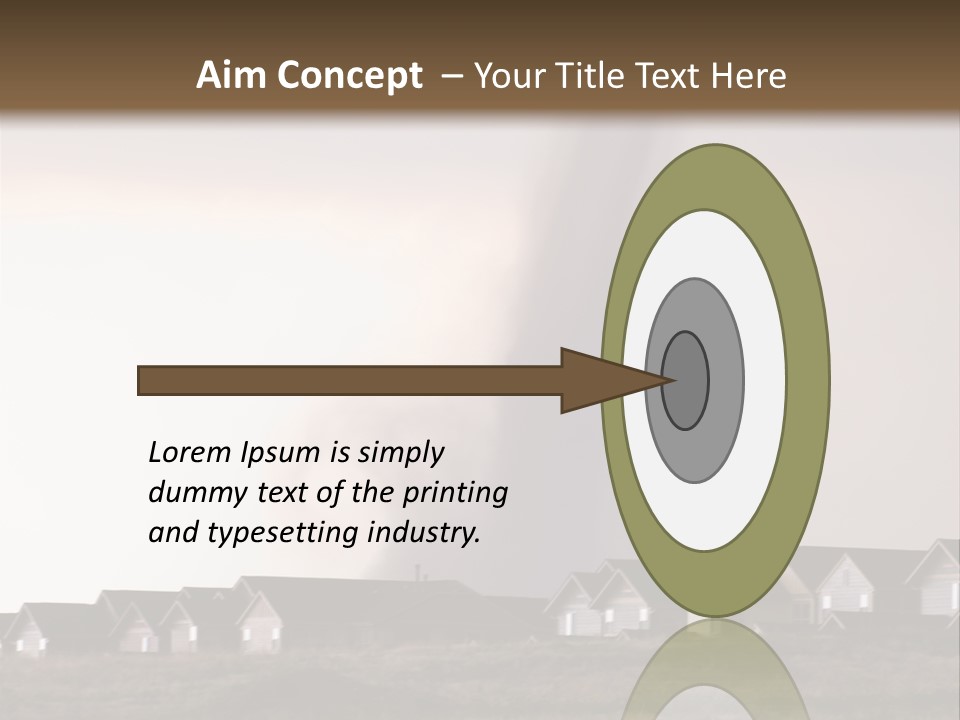 Tornado In Parker Colorado, August 2008. PowerPoint Template