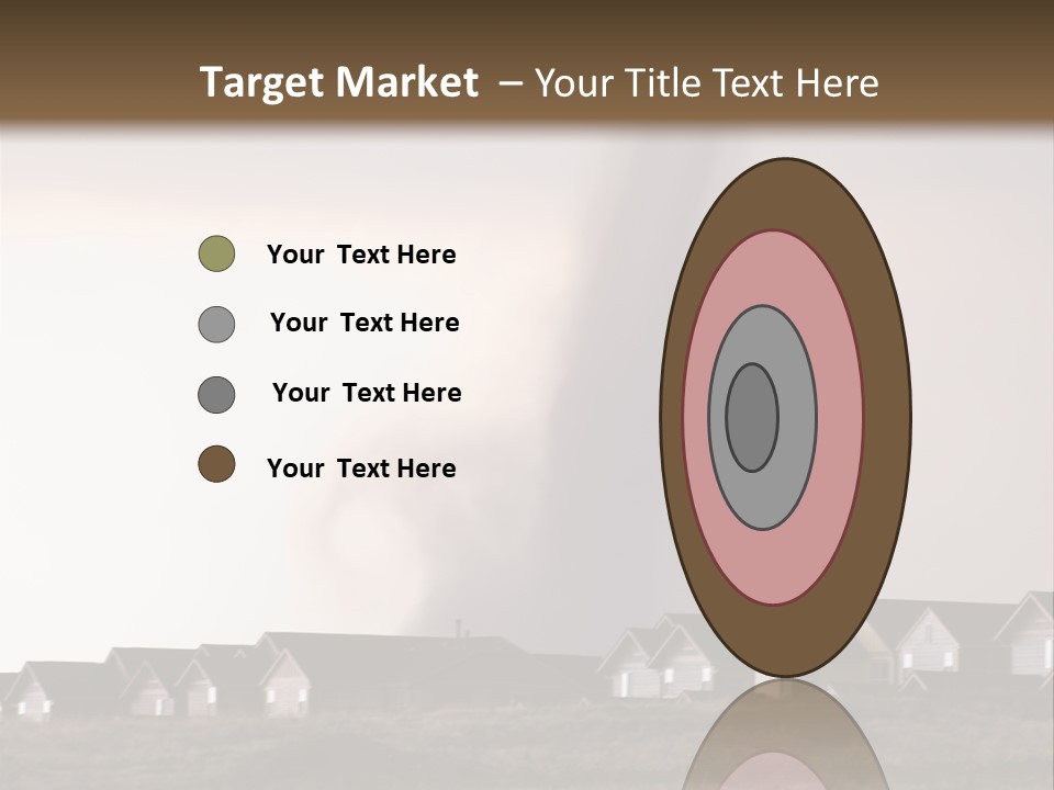 Tornado In Parker Colorado, August 2008. PowerPoint Template