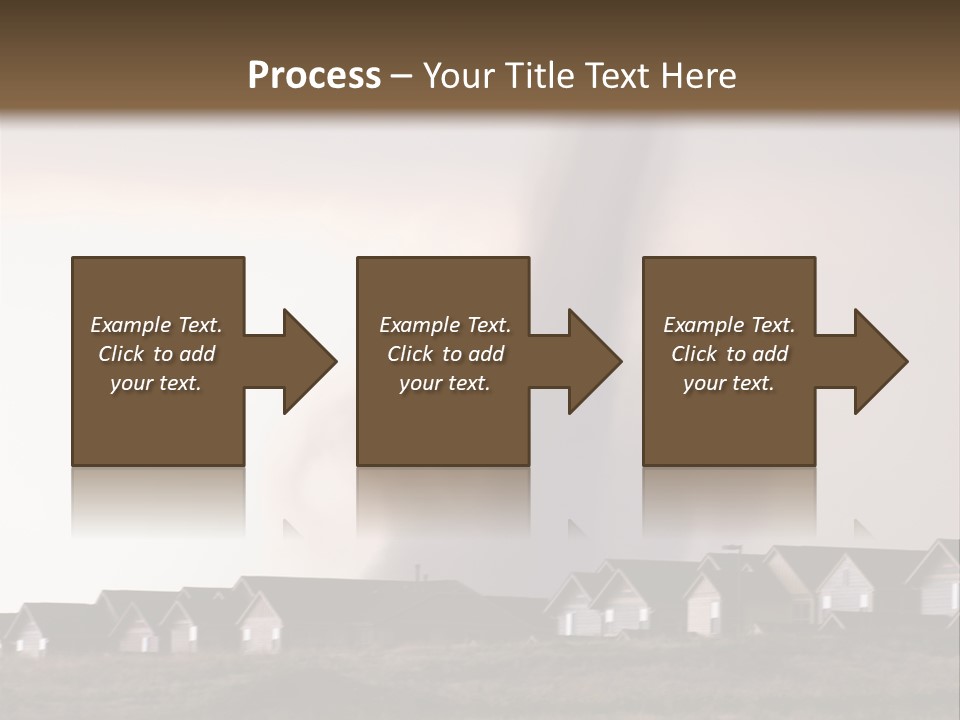 Tornado In Parker Colorado, August 2008. PowerPoint Template