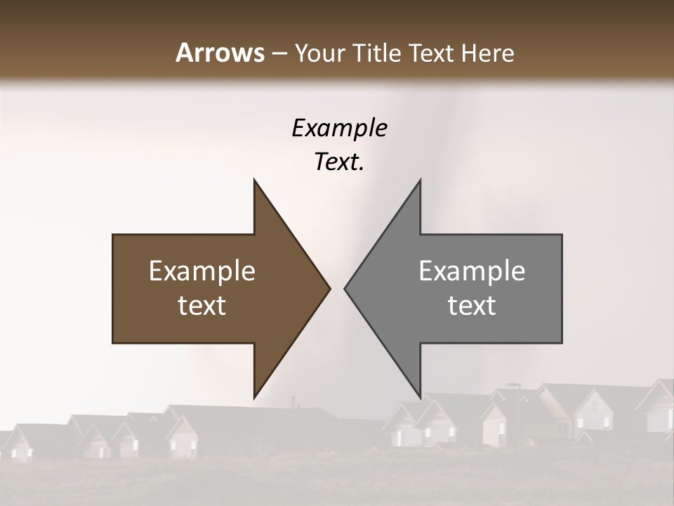 Tornado In Parker Colorado, August 2008. PowerPoint Template