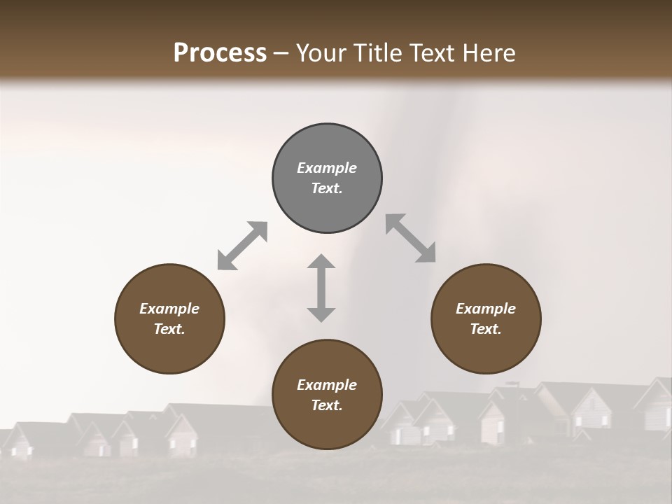 Tornado In Parker Colorado, August 2008. PowerPoint Template