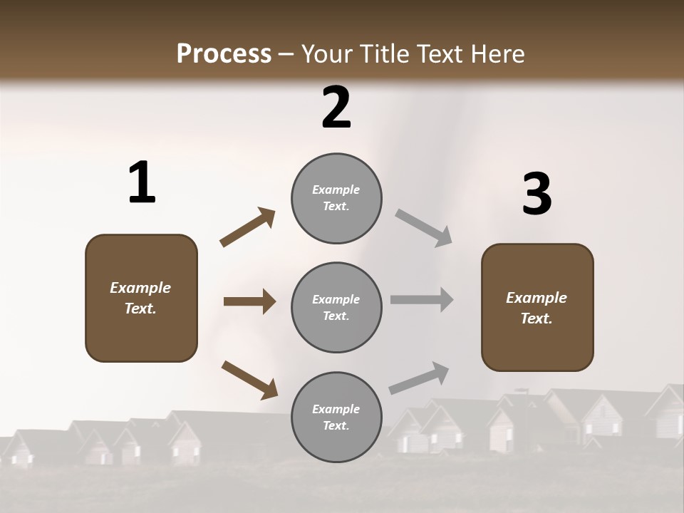 Tornado In Parker Colorado, August 2008. PowerPoint Template