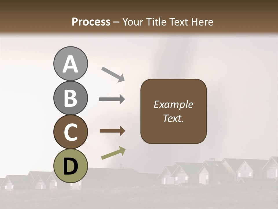 Tornado In Parker Colorado, August 2008. PowerPoint Template