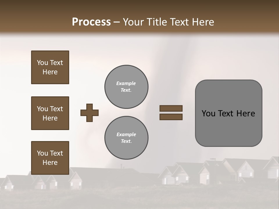 Tornado In Parker Colorado, August 2008. PowerPoint Template