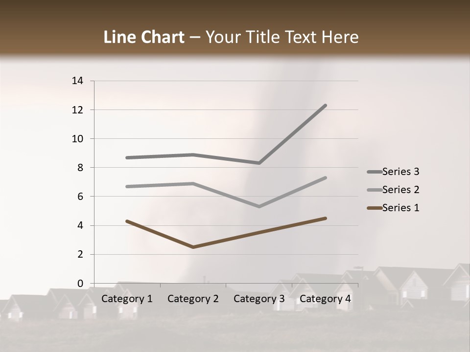 Tornado In Parker Colorado, August 2008. PowerPoint Template