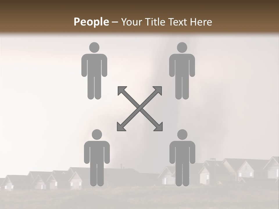 Tornado In Parker Colorado, August 2008. PowerPoint Template