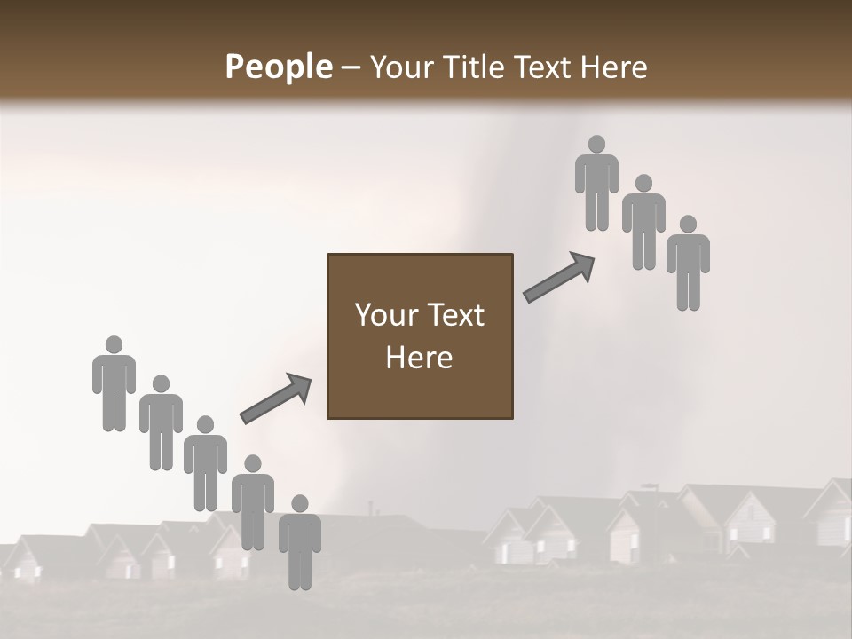 Tornado In Parker Colorado, August 2008. PowerPoint Template