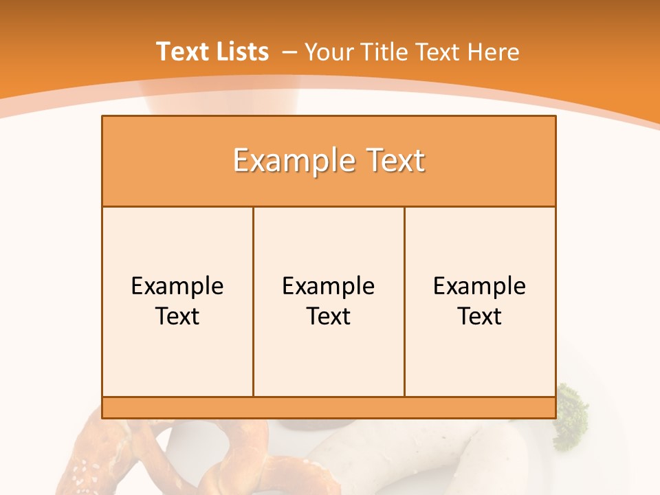 A Plate Of Pretzels And A Glass Of Beer On A Table PowerPoint Template