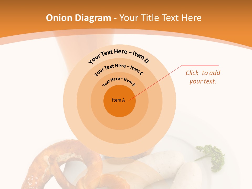 A Plate Of Pretzels And A Glass Of Beer On A Table PowerPoint Template