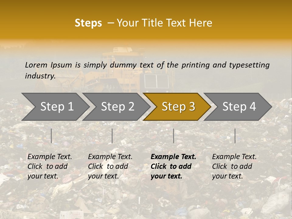 Refuse Collection Overview PowerPoint Template