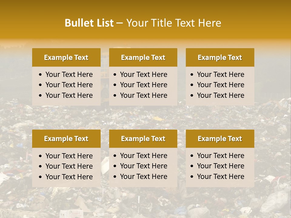 Refuse Collection Overview PowerPoint Template