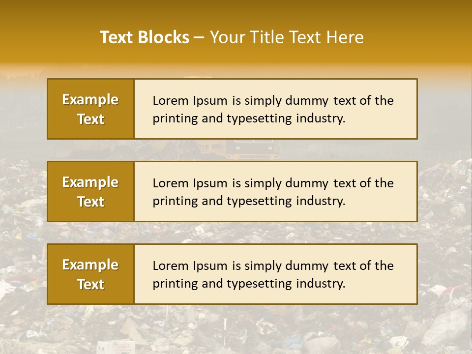 Refuse Collection Overview PowerPoint Template