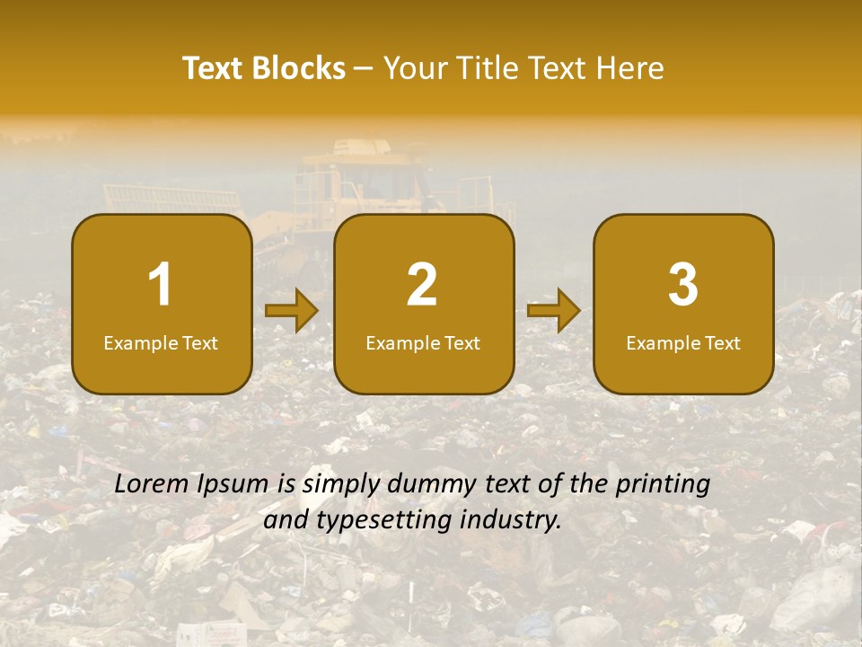 Refuse Collection Overview PowerPoint Template
