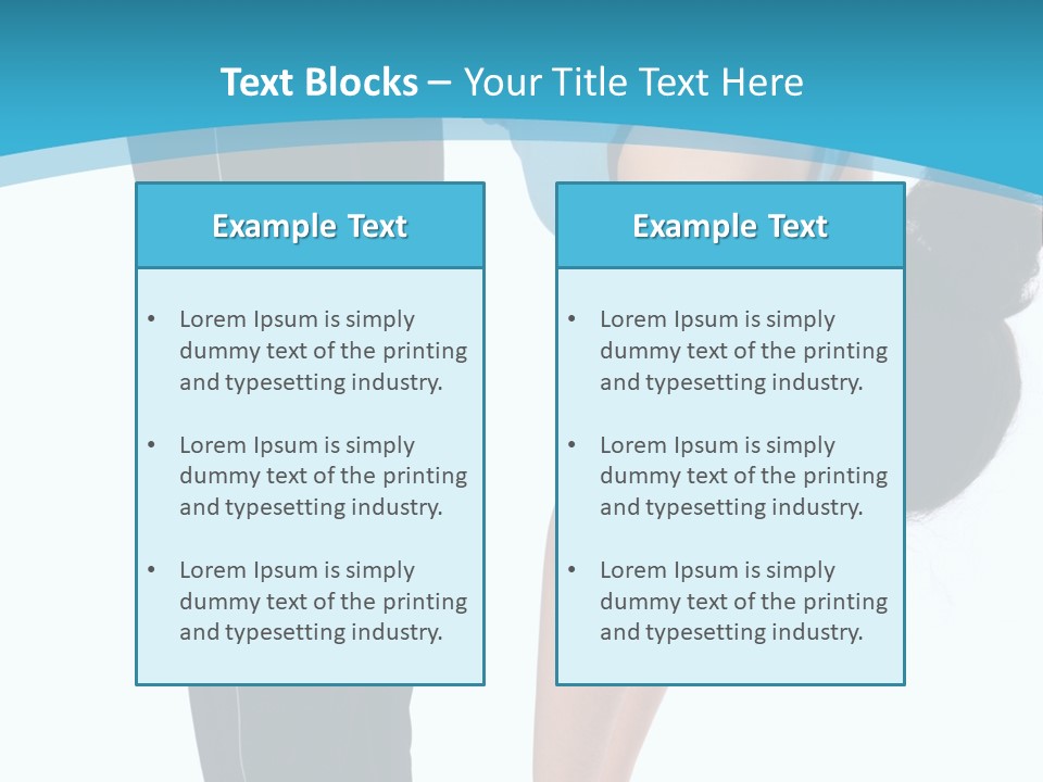 Brunet Sport Girl Bend Forward Isolated PowerPoint Template
