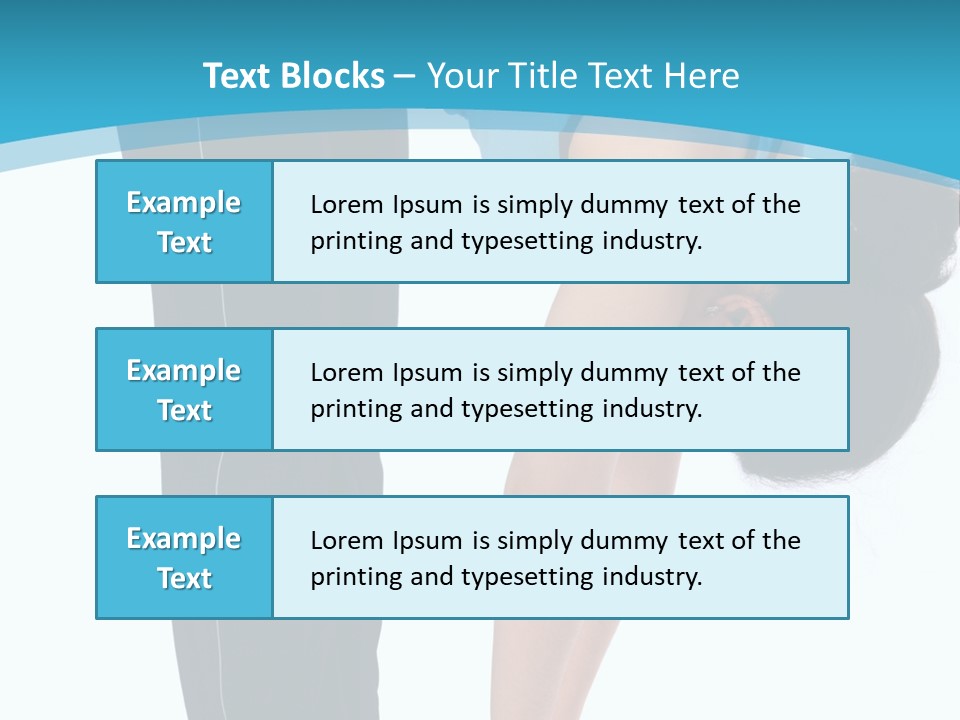 Brunet Sport Girl Bend Forward Isolated PowerPoint Template