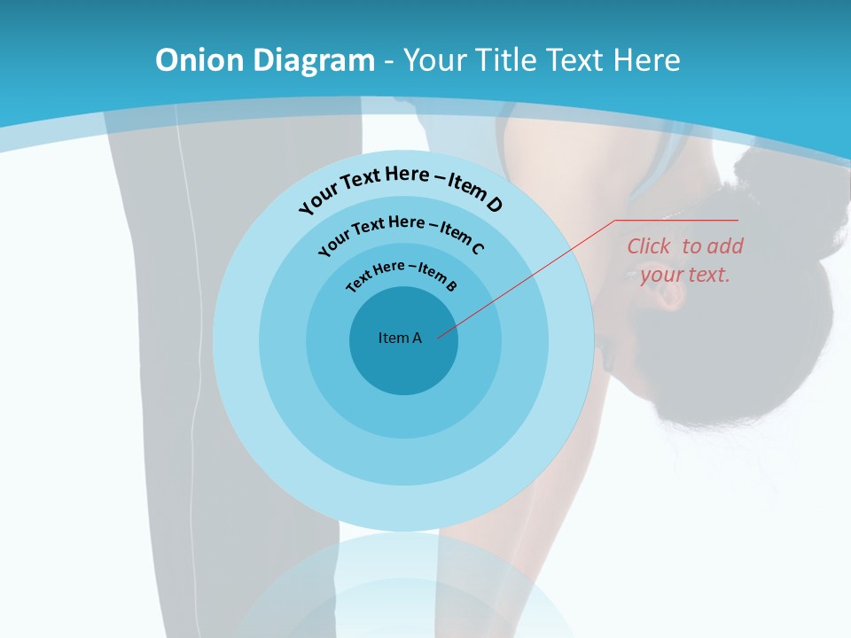 Brunet Sport Girl Bend Forward Isolated PowerPoint Template