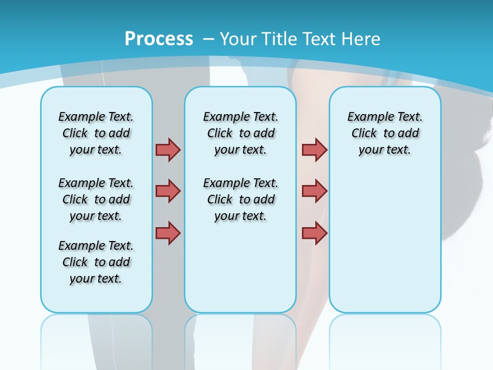 Brunet Sport Girl Bend Forward Isolated PowerPoint Template