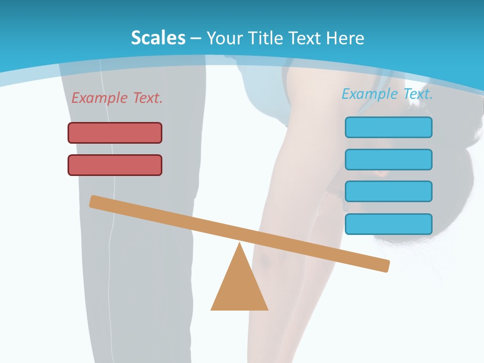 Brunet Sport Girl Bend Forward Isolated PowerPoint Template