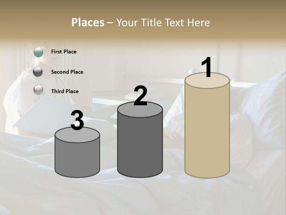 Doctor And Patient In Hospital PowerPoint Template
