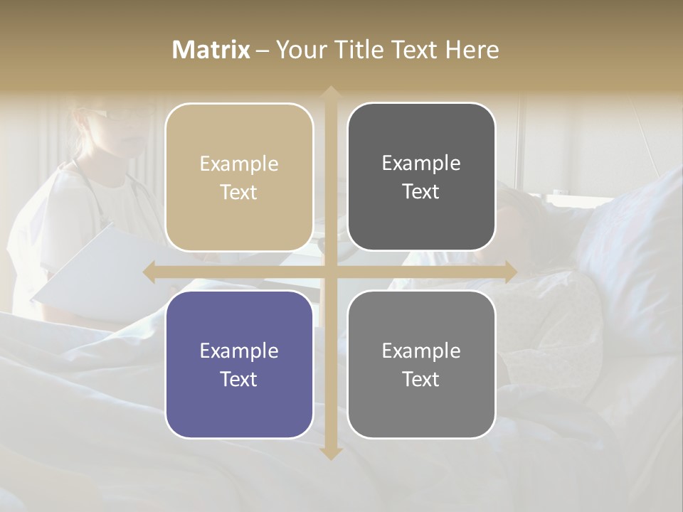 Doctor And Patient In Hospital PowerPoint Template