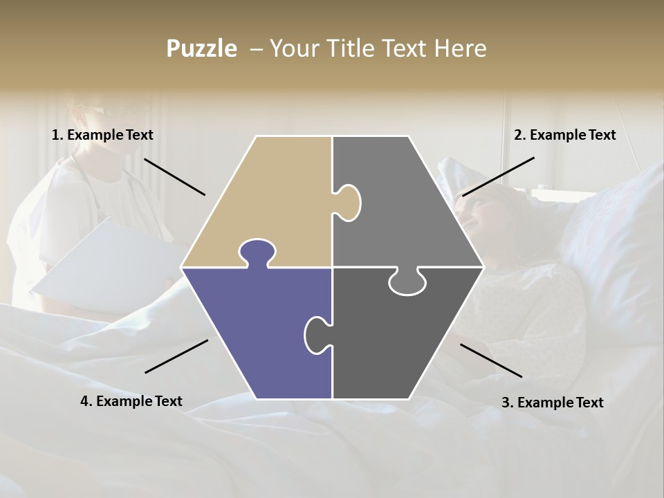 Doctor And Patient In Hospital PowerPoint Template