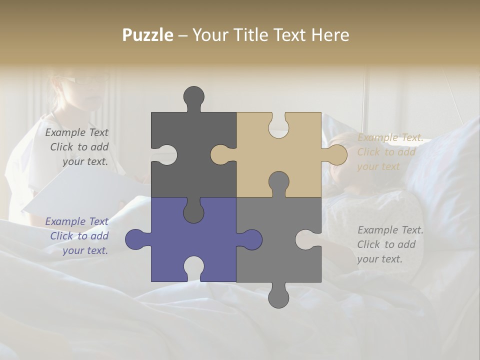 Doctor And Patient In Hospital PowerPoint Template