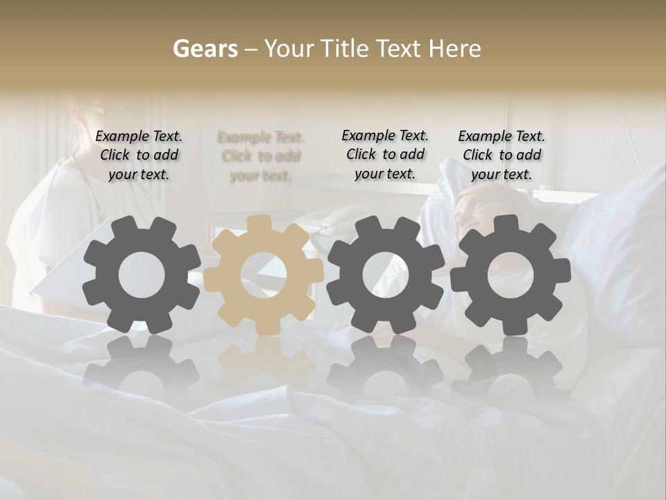 Doctor And Patient In Hospital PowerPoint Template