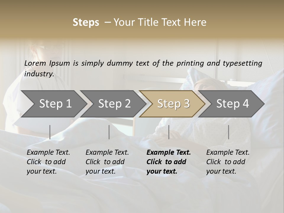 Doctor And Patient In Hospital PowerPoint Template
