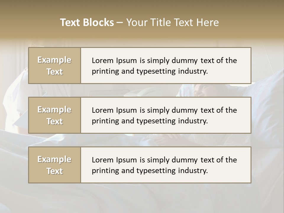 Doctor And Patient In Hospital PowerPoint Template
