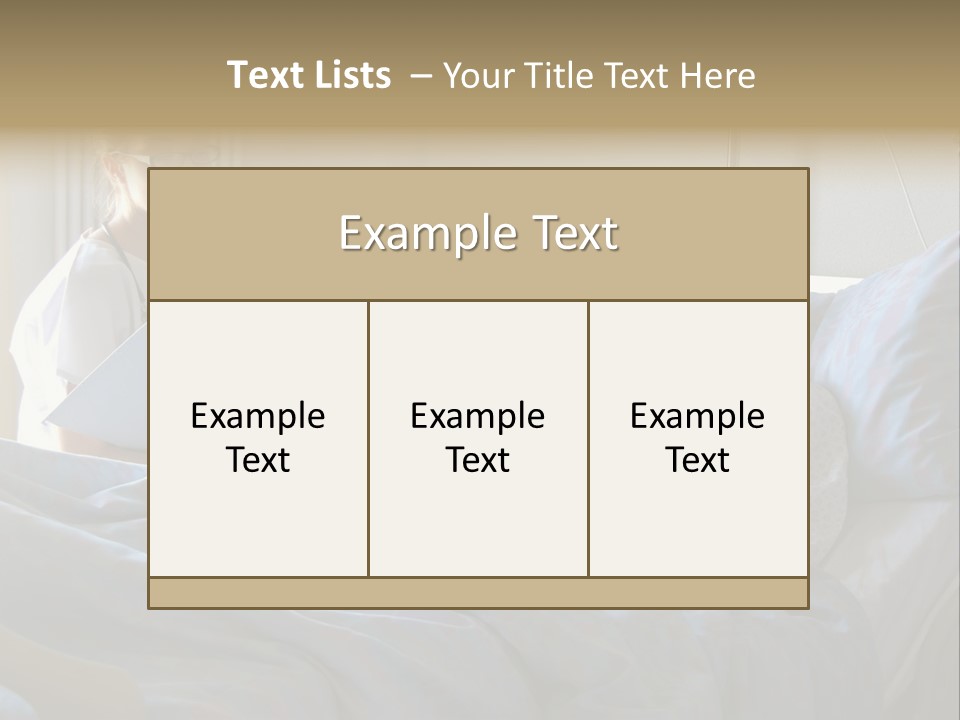 Doctor And Patient In Hospital PowerPoint Template