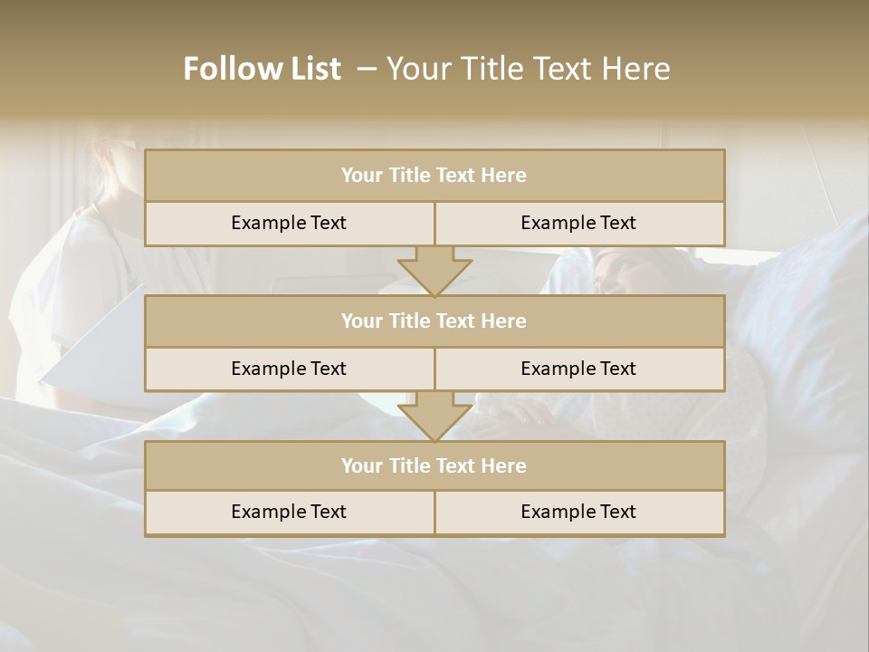 Doctor And Patient In Hospital PowerPoint Template