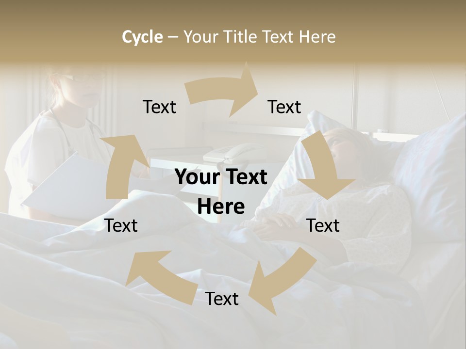 Doctor And Patient In Hospital PowerPoint Template