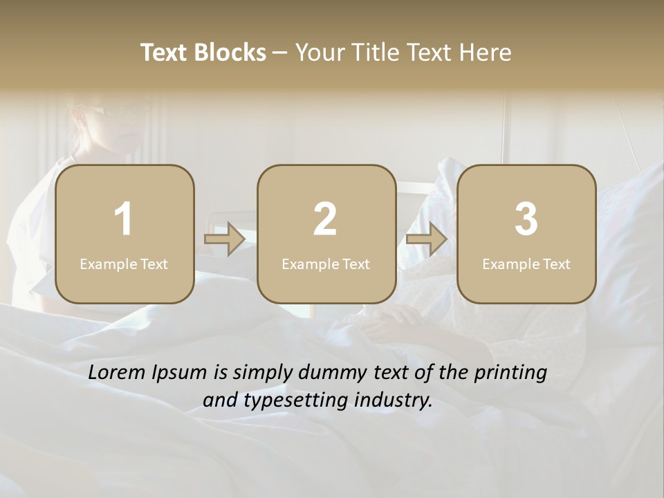 Doctor And Patient In Hospital PowerPoint Template