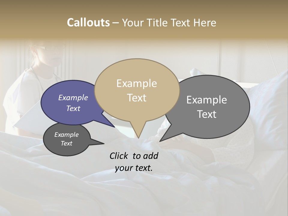 Doctor And Patient In Hospital PowerPoint Template